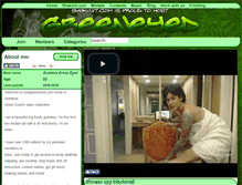 Tablet Screenshot of greeneyed.shakinit.com